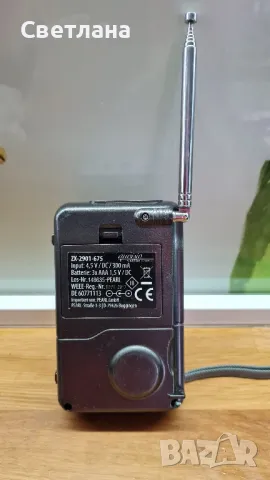 Малко джобно радио  Auvisio ZX-2901-675, снимка 4 - Радиокасетофони, транзистори - 50159097