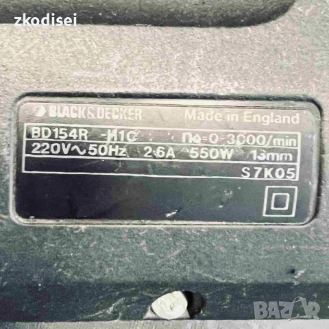 Дрелка Black and Decker BD154R, снимка 2 - Бормашини - 53491966
