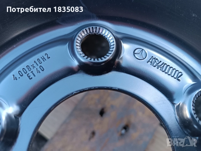 Резервна гума/патерица 18ка 5х112 Mercedes ML, снимка 4 - Гуми и джанти - 52591902