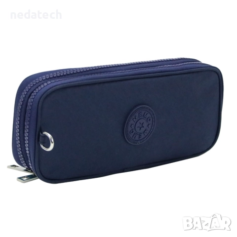 Несесер за училище, Син, 22.5x4x9см.