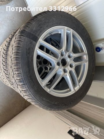 4 броя зимни гуми с джанти от Порше Кайен 2015, снимка 1 - Гуми и джанти - 45239323
