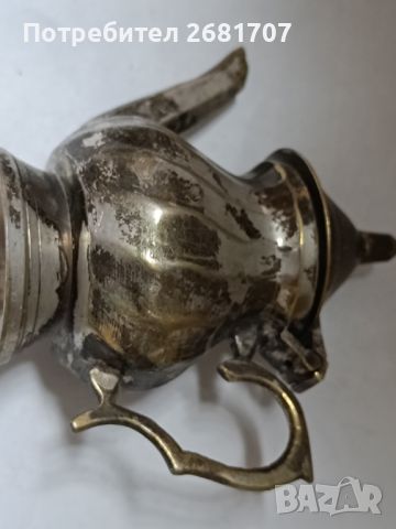 Сребърен чайник , снимка 1 - Антикварни и старинни предмети - 45586175