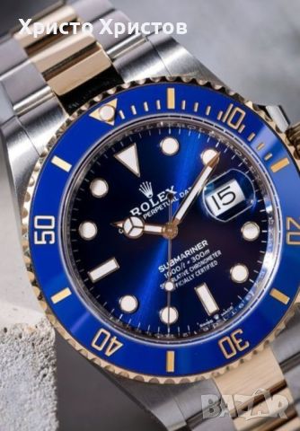 Мъжки луксозен часовник Rolex Submariner 41mm  Bluesy ‘126613LB’  