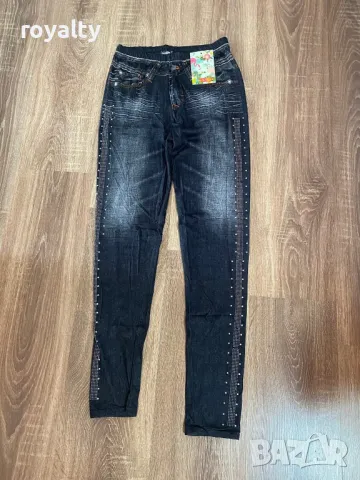 🌺👉 Дамски Клин Имитация на Дънки, снимка 3 - Клинове - 50372742