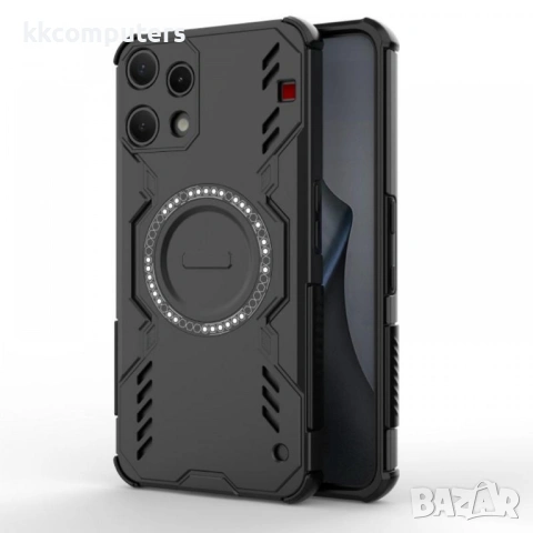 Магнитен Калъф WANLONFENG DJ за Nothing Phone (3a) Lite 5G - PC+TPU, Вкл. 2 Стъклени Протектора - 4 