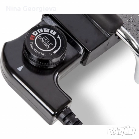 Електрическа скара Royalty Line RL-TP18210 / RL-TP18211, 1800W, Мраморно покритие, 5 нива, Термостат, снимка 7 - Съдове за готвене - 51944203