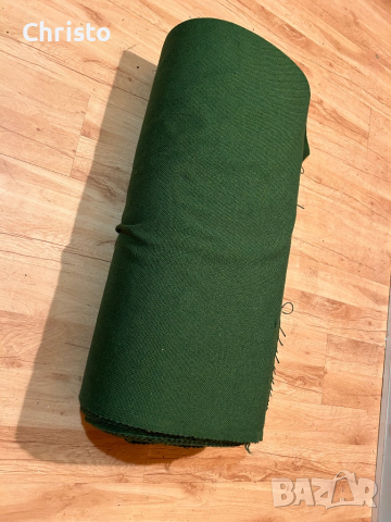 Качествен зелен плат за тапициране - 22 метра, снимка 3 - Платове и дамаски - 44994354