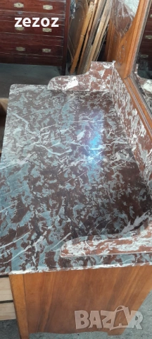 Антикварен тоалетен шкаф №70, снимка 6 - Шкафове - 54104692