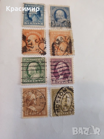 Винтидж ПОЩЕНСКИ марки САЩ , снимка 6 - Филателия - 53085434