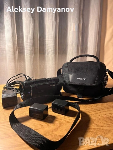 Sony Handycam FDR-AX33 – 4K видеокамера (пълен комплект), снимка 3 - Камери - 53330061