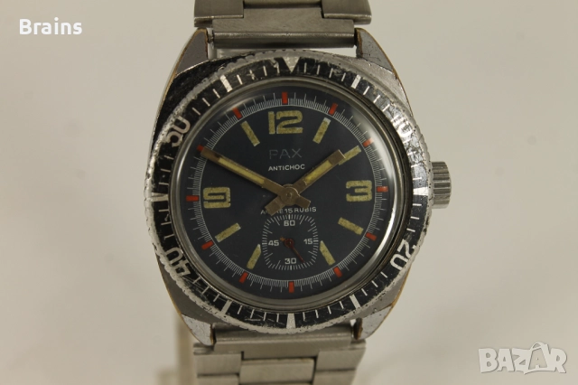 1960's PAX Френски Дйвърски Часовник , снимка 4 - Мъжки - 51834715