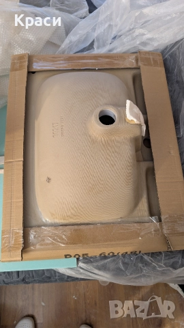 Комплект мивка+шкаф и горен шкаф с огледало за баня чисто нови, снимка 6 - Мивки - 52898371