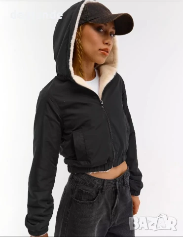 Спортно яке с ефектна визия, снимка 3 - Якета - 51128784