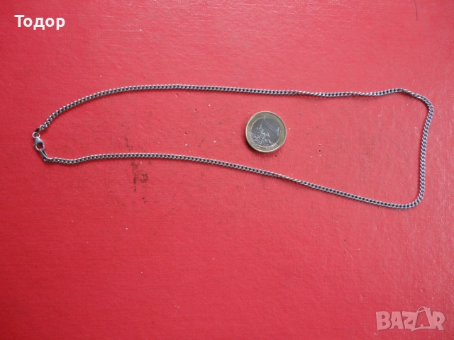 Сребърен синджир верижка 7
