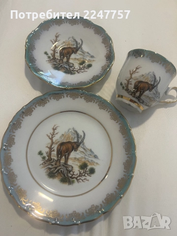Чешки порцелан ловни мотиви