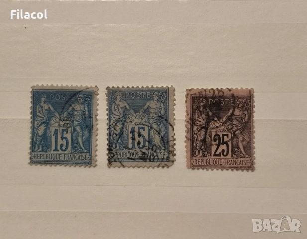 Франция 1877 г. Мир и Меркурий