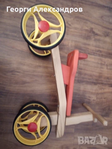 Дървено колело, снимка 3 - Детски велосипеди, триколки и коли - 51299467