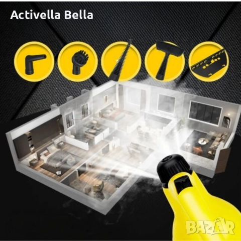 Мултифункционална ръчна парочистачка – 1000W пара за дълбоко почистване, снимка 8 - Парочистачки и Водоструйки - 52539651