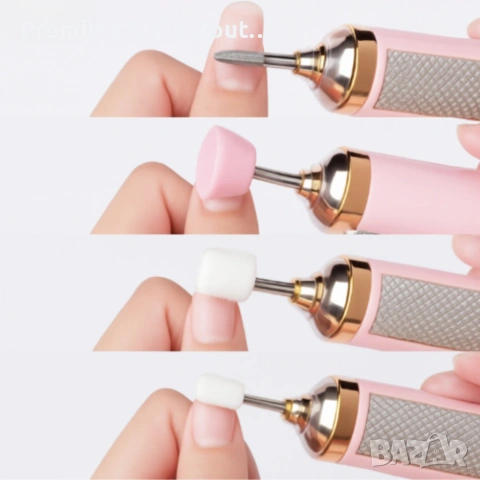 USB портативна пила за нокти - форма на химикал за лесен захват и работа, снимка 4 - Електрически пили за пети - 53613471