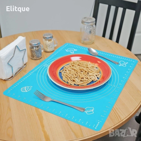 Силиконова постелка за печене, точене и месене, снимка 4 - Други стоки за дома - 52796095