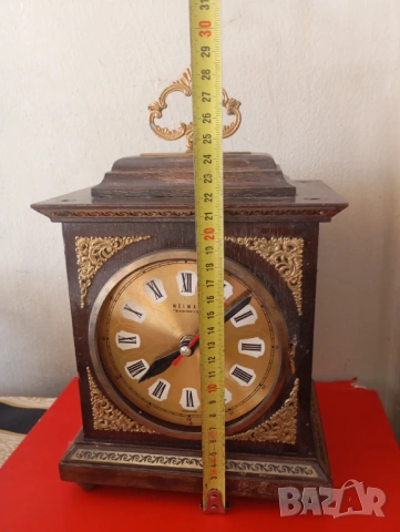 Винтидж настолен часовник , снимка 2 - Антикварни и старинни предмети - 53794586
