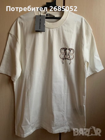 Мъжка тениска Balenciaga размер XL, снимка 1 - Тениски - 45024287