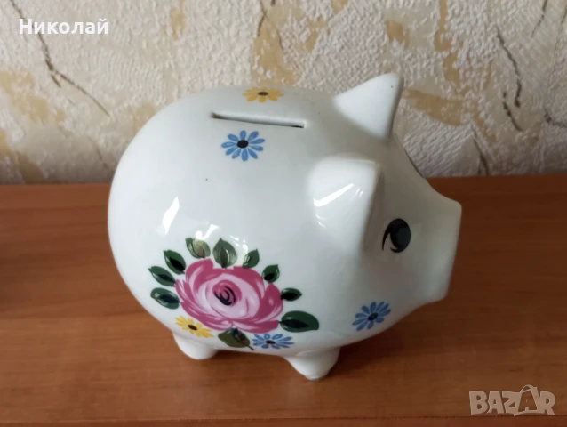 Прасенце касичка от порцелан, снимка 4 - Колекции - 50578637