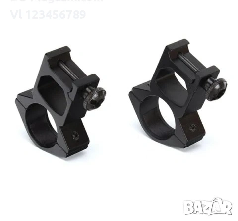 Комплект от 2 стойки за монтаж на оптика/фенер върху оръжие, снимка 2 - Оборудване и аксесоари за оръжия - 53841458