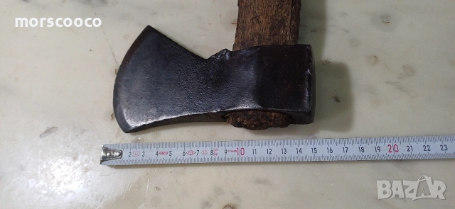Рядък немски топор - ,,Ochsenkopf "- 1000гр. , снимка 4 - Антикварни и старинни предмети - 52604711