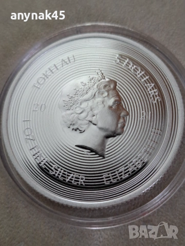 Сребро 1 oz. Icon Мона Лиза, снимка 2 - Нумизматика и бонистика - 53480968