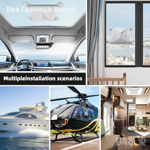 Нова Стойка за Starlink Mini с мощни вендузи за кола RV лодка стъкло шибедах кемпер, снимка 3 - Друга електроника - 54206869