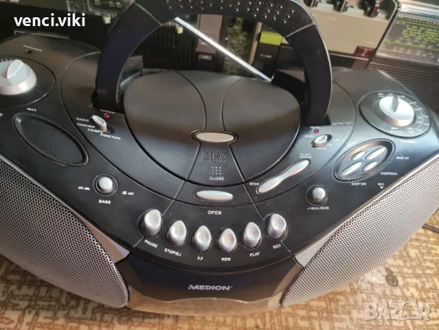 MEDION Cd-mp3 radio cassette player , снимка 5 - Радиокасетофони, транзистори - 47065891