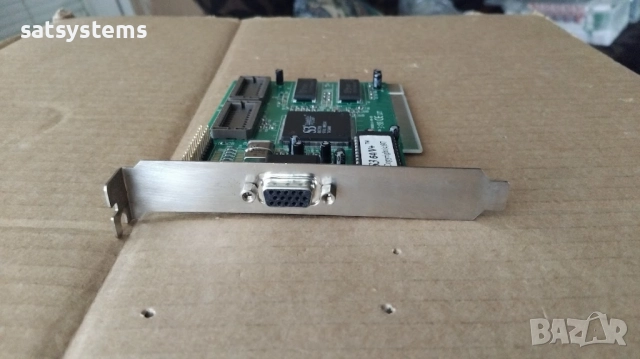 Видео карта S3 Trio 64V+ Trio S3-4SA 1MB PCI, снимка 2 - Видеокарти - 52532353