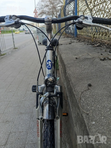 28 цола алуминиев велосипед Пежо с 21 скорости усилени капли амортисьори предни като нов , снимка 10 - Велосипеди - 53987447