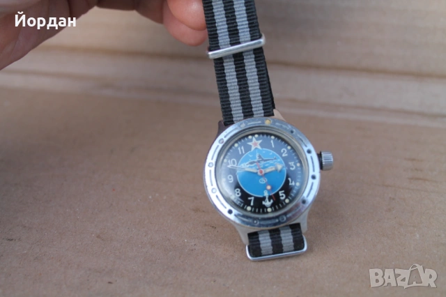 СССР мъжки ръчен часовник Восток Амфибия  командирски, снимка 2 - Мъжки - 53711030