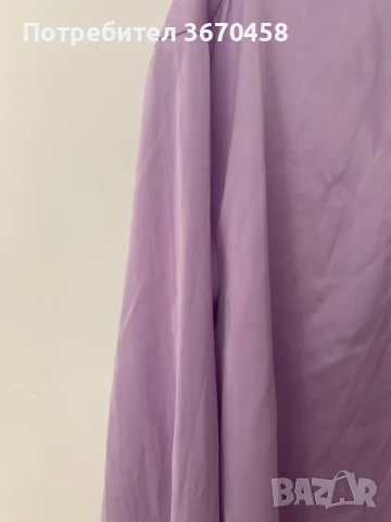 Дамска Сатенена риза голям размер елегантна, снимка 4 - Ризи - 51366017