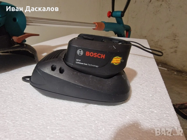 Акумулаторен тример BOSCH ART, снимка 5 - Градинска техника - 53481302