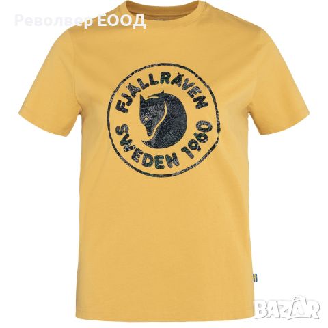 Дамска тениска Fjall Raven - Kanken Art Logo Tee, в цвят Kantarell, снимка 1 - Екипировка - 45338138