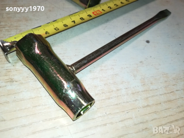 КЛЮЧ ЗА СВЕЩИ С ОТВЕРТКА ЗА РЕЗАЧКА 25ЛВ ЗА БРОЙ 2911251723, снимка 4 - Градинска техника - 52585175