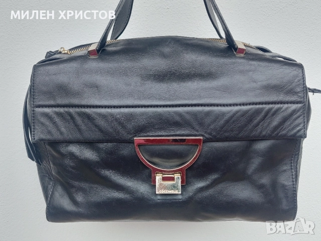 COCCINELLE 100% Оригинал Естествена кожа 35см/24см/18см, снимка 2 - Чанти - 52100077