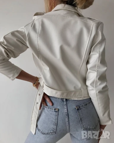 кожено яке, снимка 2 - Якета - 51057665