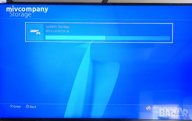 Конзола Sony Playstation 4 Slim 1TB+2 джойстика+5 игри, снимка 3 - PlayStation конзоли - 53915842