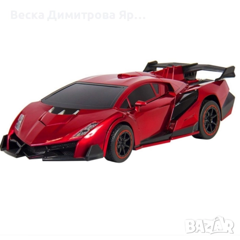 Играчка 2 в 1 робот трансформърс и кола с дистанционно управление, снимка 2 - Коли, камиони, мотори, писти - 52722313