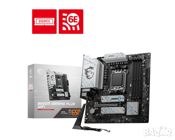Дънна платка MSI B650M Gaming Plus WIFI, AM5