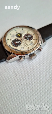 Seiko Chronograph Alram 100m SNAC09P1, снимка 3 - Мъжки - 53924462
