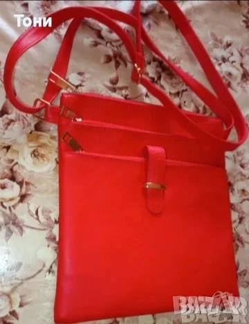 Нова Кожена Дамска Чанта , снимка 5 - Чанти - 51244703