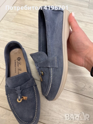 Мокасини Loro Piana, снимка 3 - Дамски елегантни обувки - 51935906
