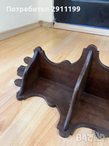 Антикварна етажерка за ъгъл, снимка 4 - Етажерки - 53882818