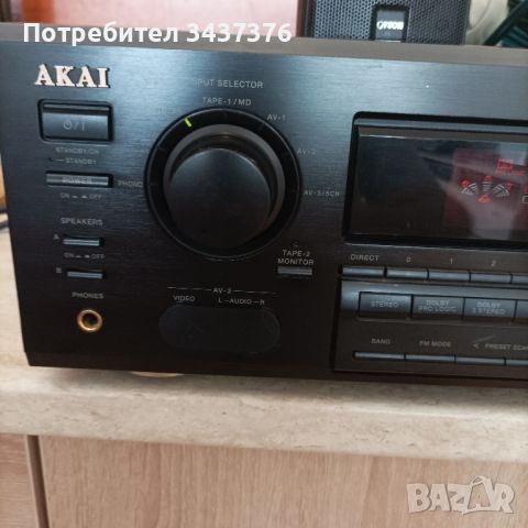 Akai Ресийвер AA-V1200, снимка 2 - Ресийвъри, усилватели, смесителни пултове - 46406972