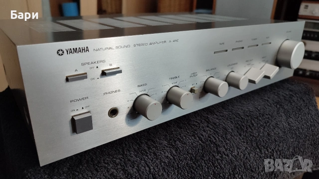 Усилвател Yamaha A-460, снимка 2 - Ресийвъри, усилватели, смесителни пултове - 54187959